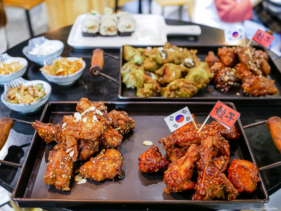 台北東區 娘子炸雞  有八種口味&半半組合,提供外帶外送的韓國炸雞專賣店