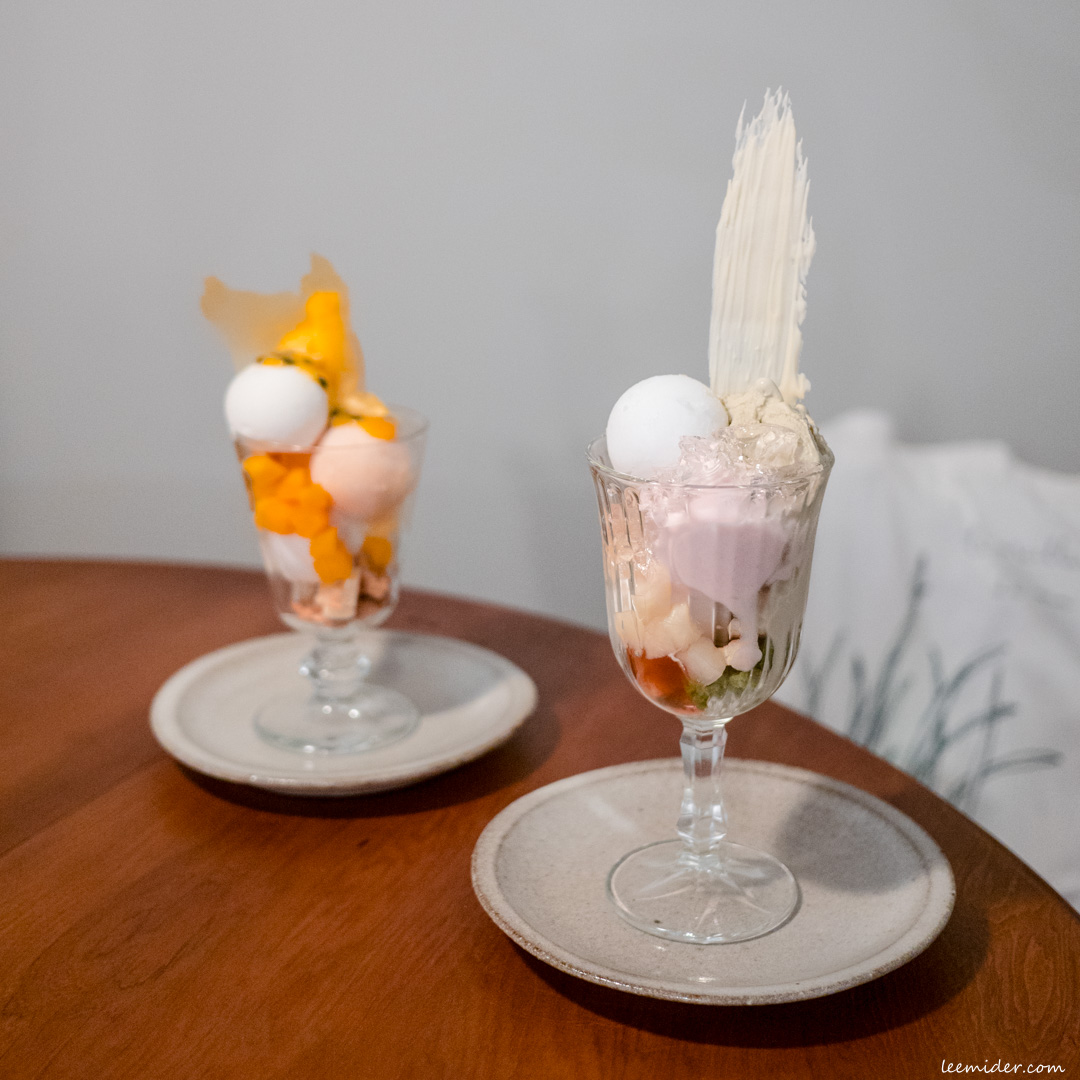 台北-Deux Doux,內外皆美的Parfait和冰淇淋甜點,Double V主廚新作,南京復興小巨蛋美食