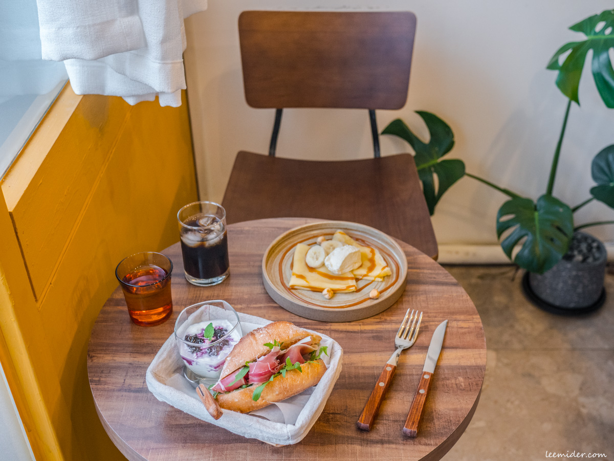 古亭Buloo Cafe咖啡店冰滴咖啡法式薄餅三明治